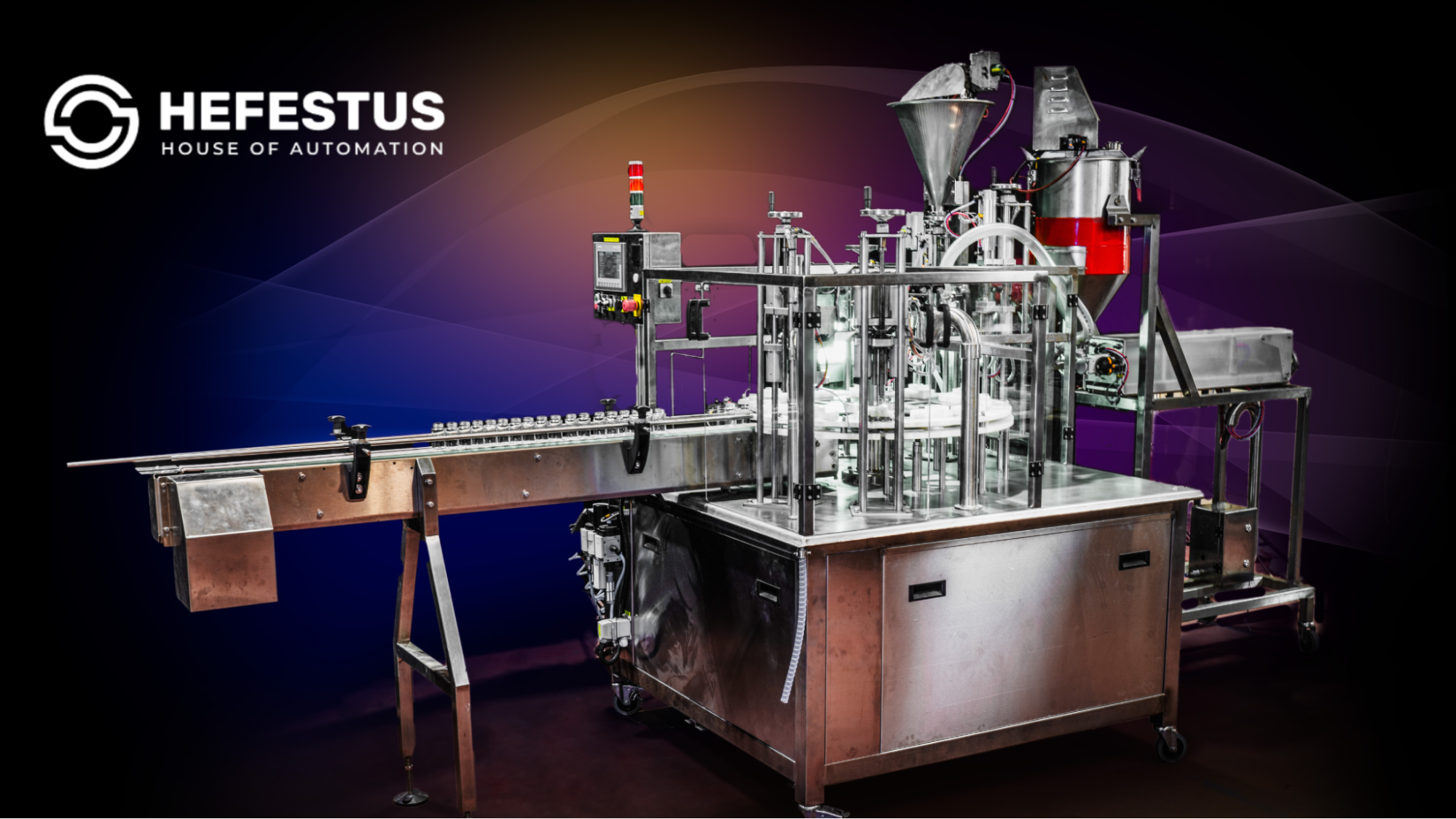 “Automated packaging system streamlining product output on a manufacturing floor.”