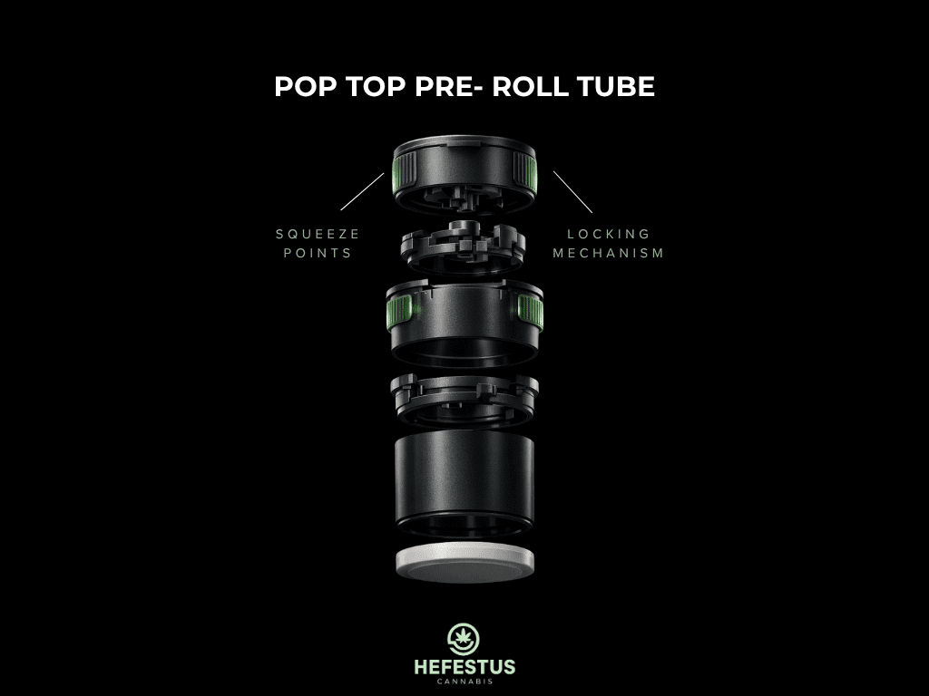 Pop-Top Pre Roll Tubes