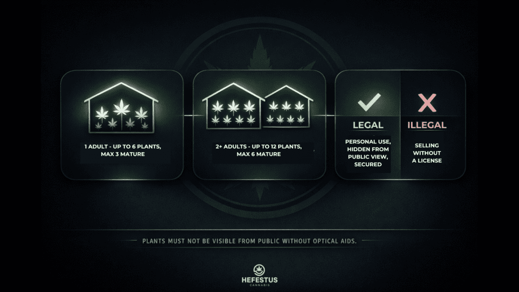 Cannabis cultivation regulations infographic